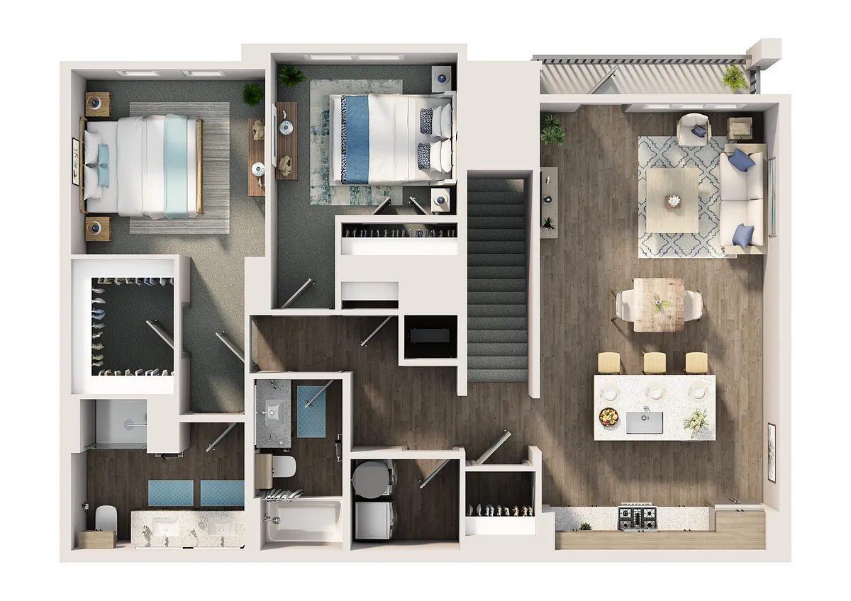 Floor plan Ludington w/ Garage