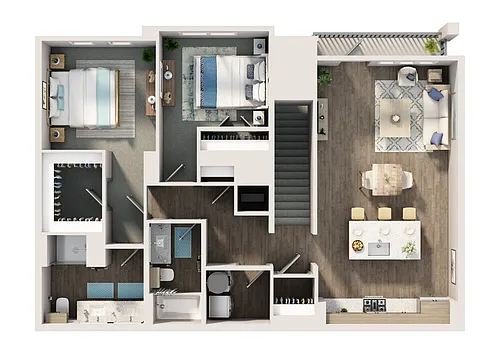 Floor plan Ludington w/ Garage