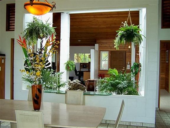 Dining area looking towards atrium