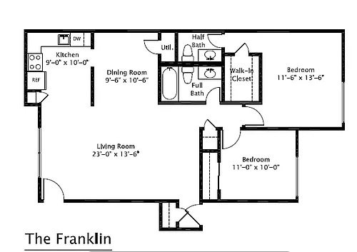 Floor plan Franklin