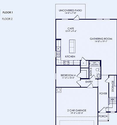 Monroe Floor Plan, Quick Move-In Home, Floor 1