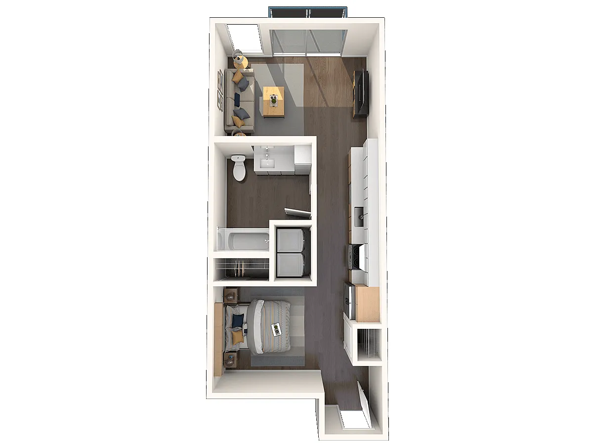 Floor plan Studio - A4