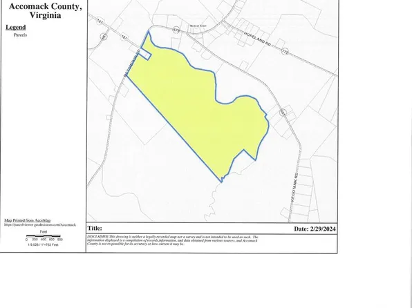 Metompkin Rd, Parksley, VA 23421