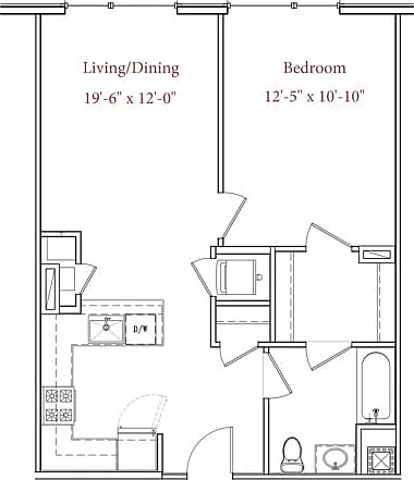 1 Bed 1 Bath 1 Bed 1 Bath