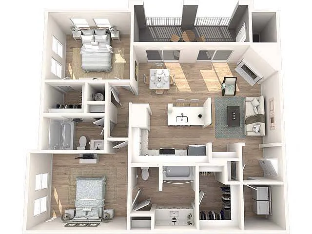 Floor plan Calhoun - Premium