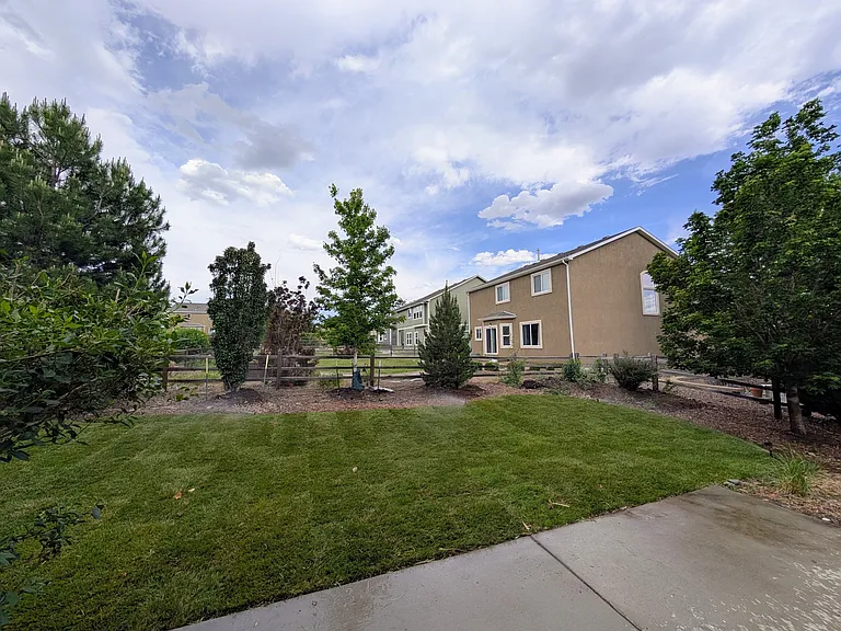 Automated sprinkler system makes enjoying the back yard oasis easy!