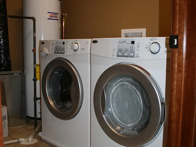 HE front loading washer and dryer
