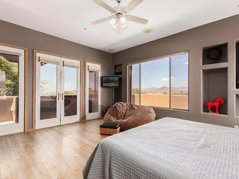 Wake up every morning with amazing views to the mountains in the master suite.
