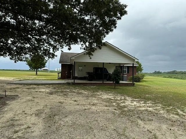 Back view of home