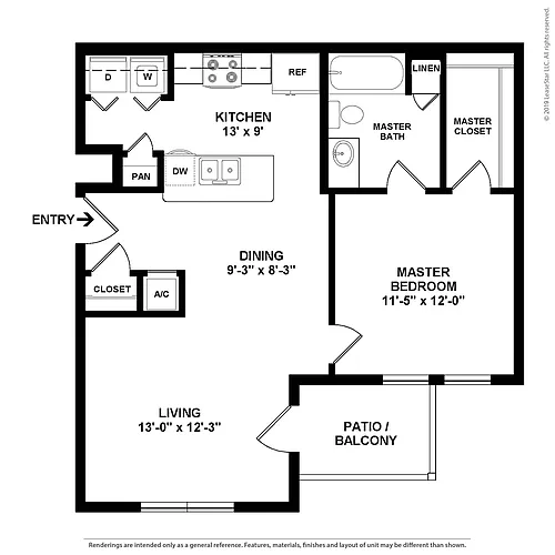 Floor plan The Anderson