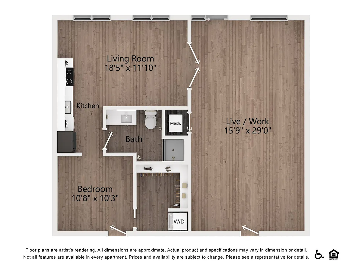Floor plan LW1ADA