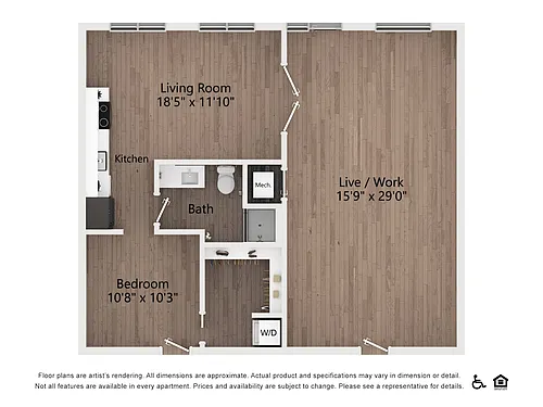 Floor plan LW1ADA