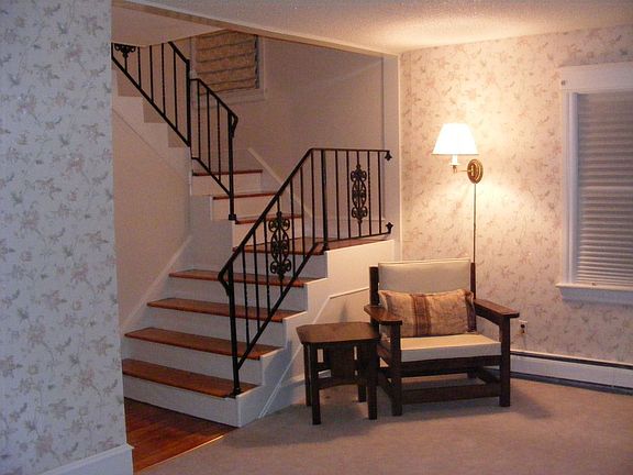 Living room; Xtra wide staircase