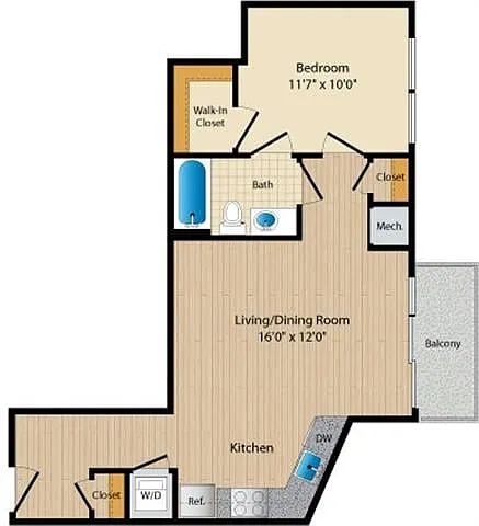 Floor plan Style B8