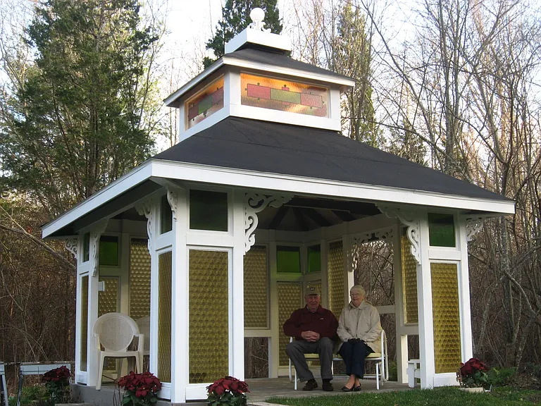 VICTORIAN TEA HOUSE garden views