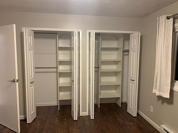 Master bedroom closet - custom storage solution.