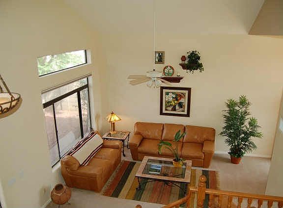 Living Room w/Soaring Ceilings