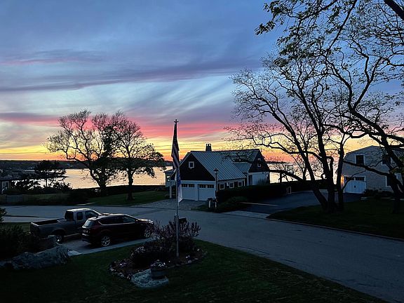 Sunset over Rockport Harbor