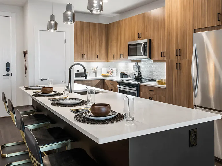 Kitchen with Stainless Steel Appliances