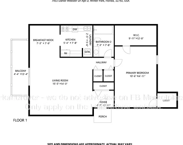 1 bed, 1.0 bath, 786 sqft, $995 — Photo 3