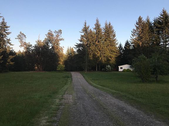 Headed down the driveway to the house.