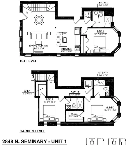 Floor plan 3 Bedroom - 3 Bathroom