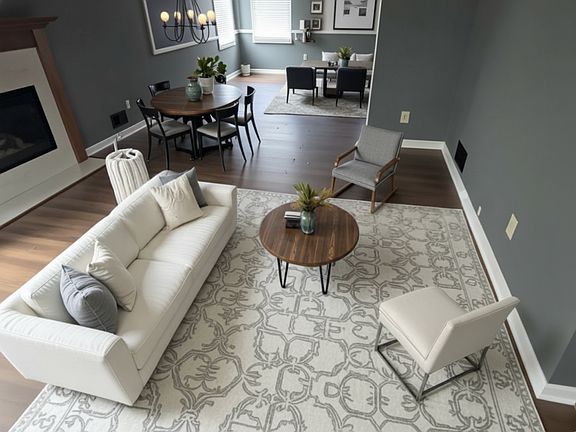 Living Room/Dining Room - OPEN CONCEPT

FURNITURE IS NOT INCLUDED