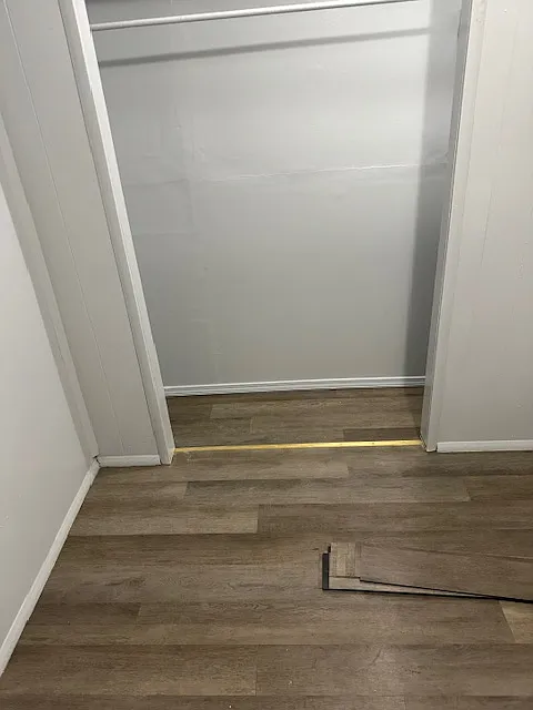 Bedroom and closet