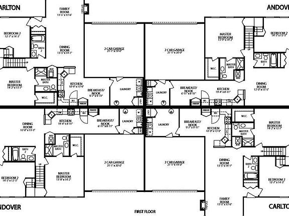 Elevation H - 1st Floor