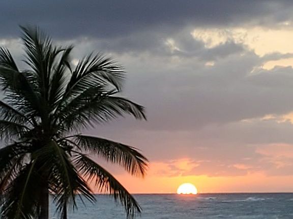 Short distance to view sunset