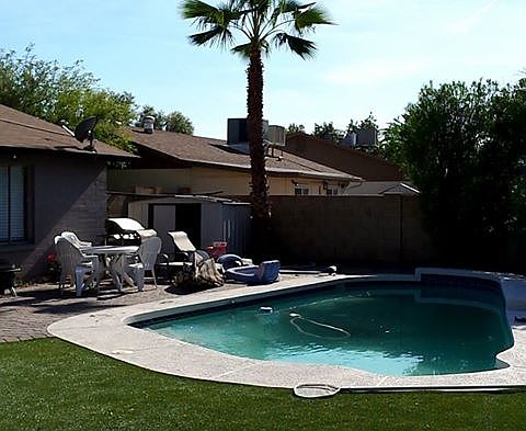 Back yard west