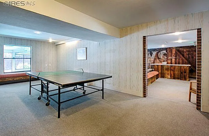 table tennis area
