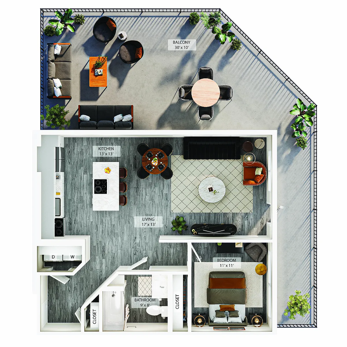 Floor plan Retreat B