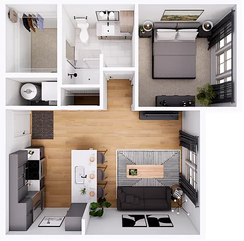 Floor plan The Sage-1F