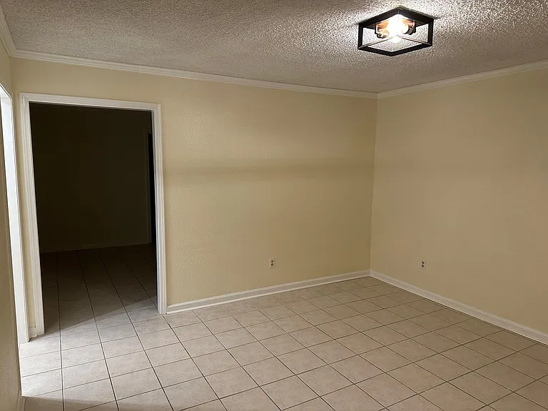 Larger spacious living view from front door entrance