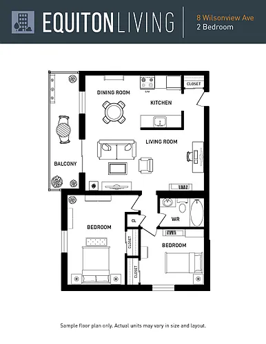 Floor plan 2 Bedroom