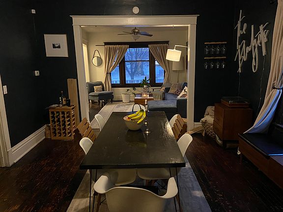 Large Dining room connected to spacious living room