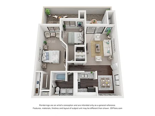 Floor plan Courtside