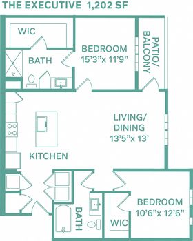 5212 Executive B2 1,202 SqFt