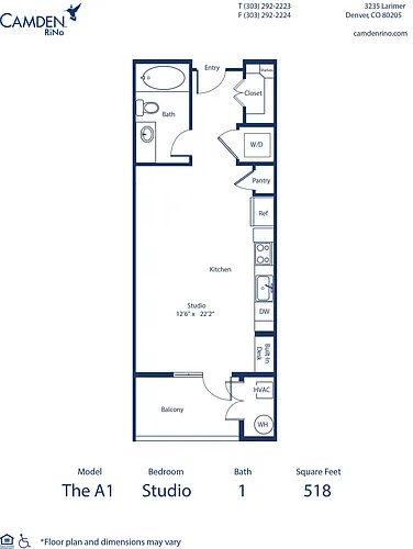 Floor plan The A1