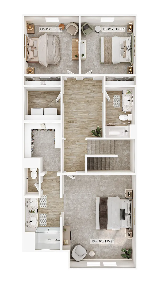Floor plan 3A Townhome