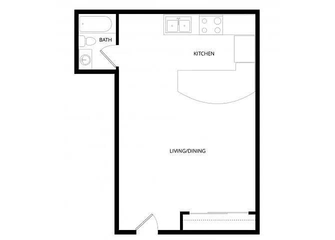 Floor plan Studio Remodel