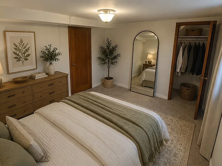 AI staged room.