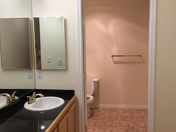 Large bathroom with the tub. Abundance of closet space.