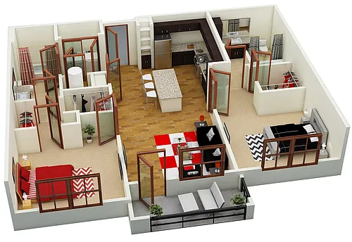 Floor plan Manarola