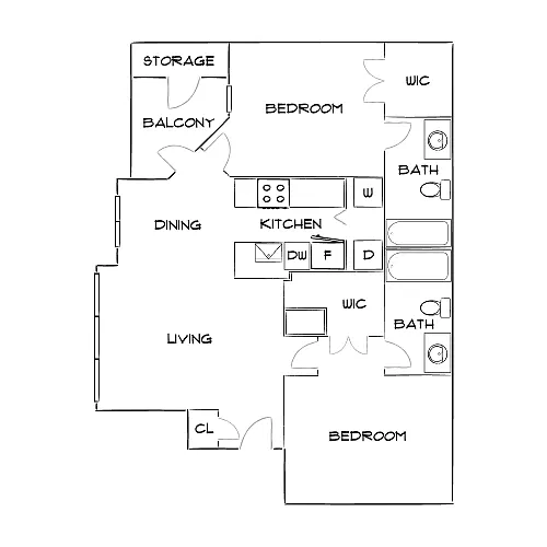 Floor plan Design 2B