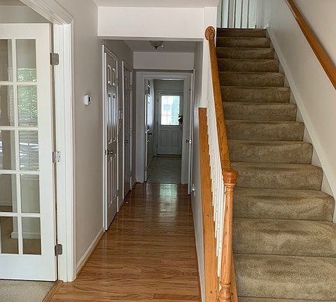 On the left is the 1st floor Bedroom. First floor has a spacious laundry room as well