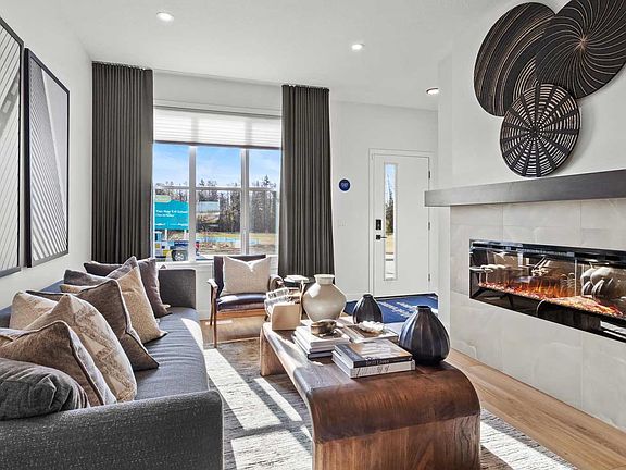 A photo of the great room of the Kendal laned model by Brookfield Residential