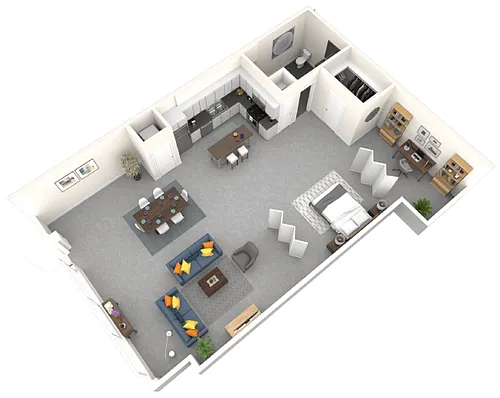 Floor plan Live - Work Loft