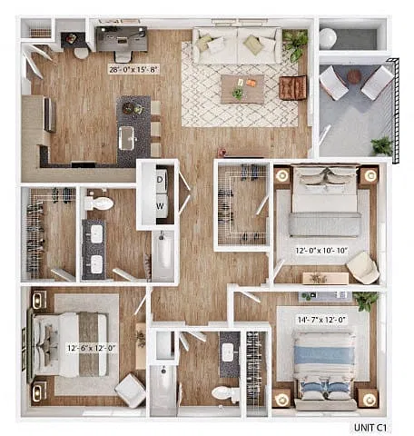 Floor plan Clydesdale